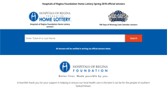 Desktop Screenshot of hrfhomelottery.com